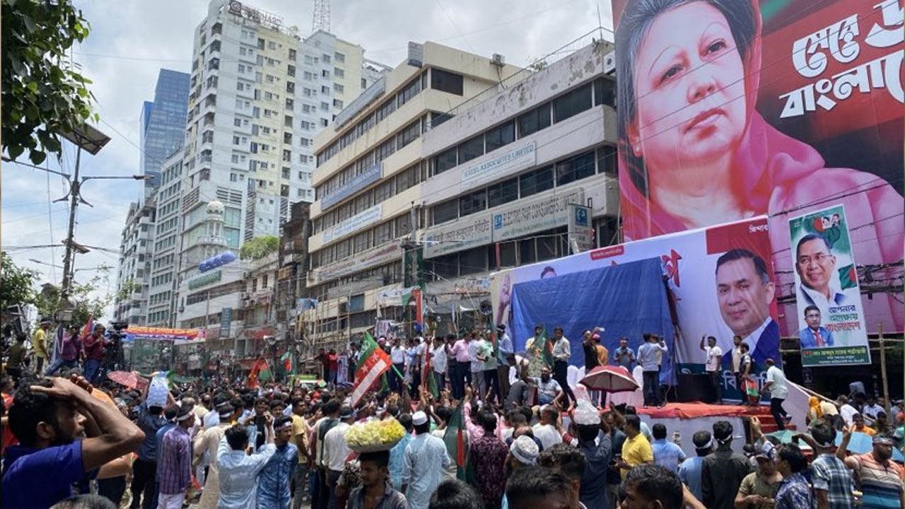 First rally of BNP without interruption