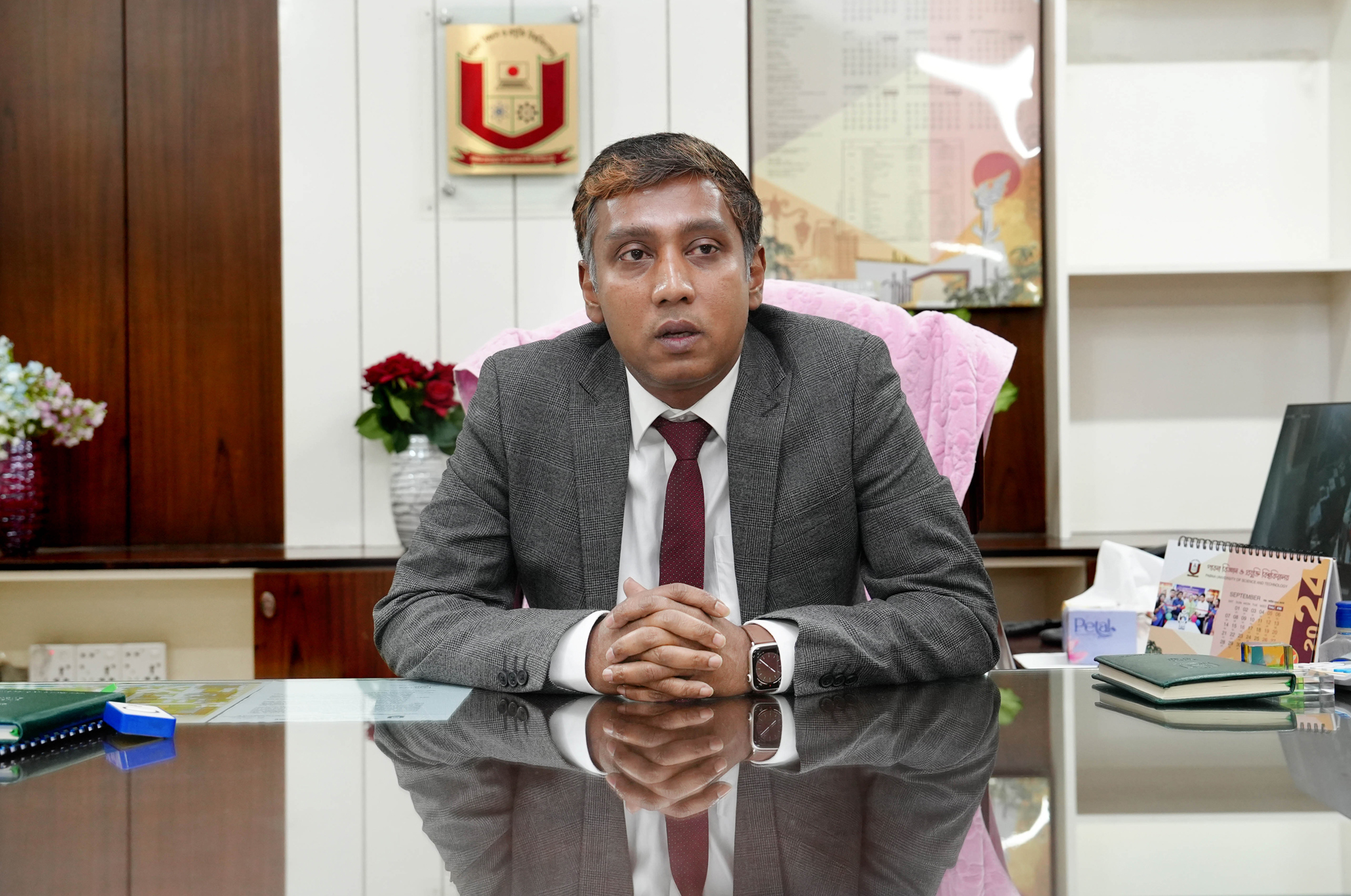 Exchange of views of officials with Pabi Prabi Vice Chancellor
