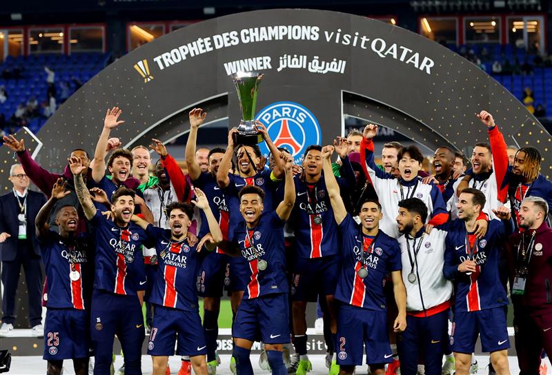 PSG's hat-trick title in the French Super Cup