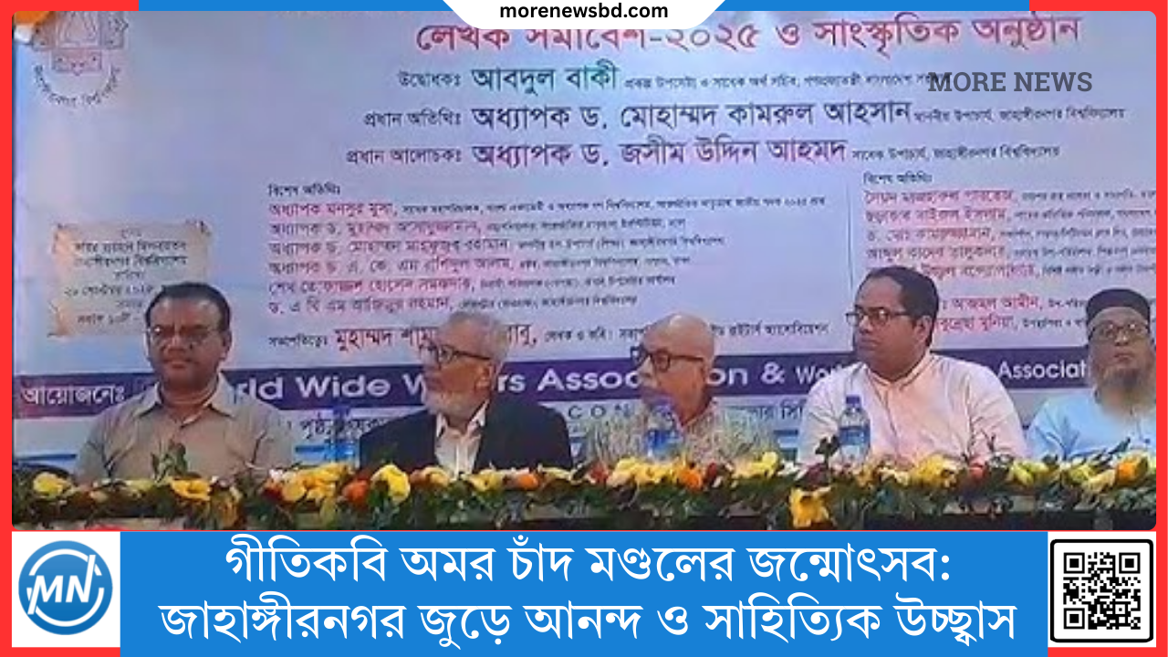 Lyricist Amar Chand Mandal's birthday: Joy and literary excitement across Jahangirnagar