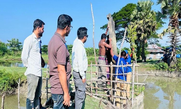 রাঙ্গাবালীতে অবৈধ দুই মাছের ঘের উচ্ছেদ, উদ্ধার ১৪ একর সরকারি খাস জমি