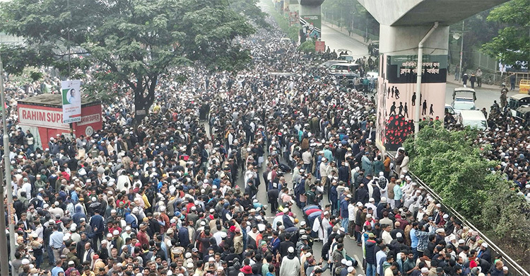 Millions of people flock to bid farewell to Khaleda Zia