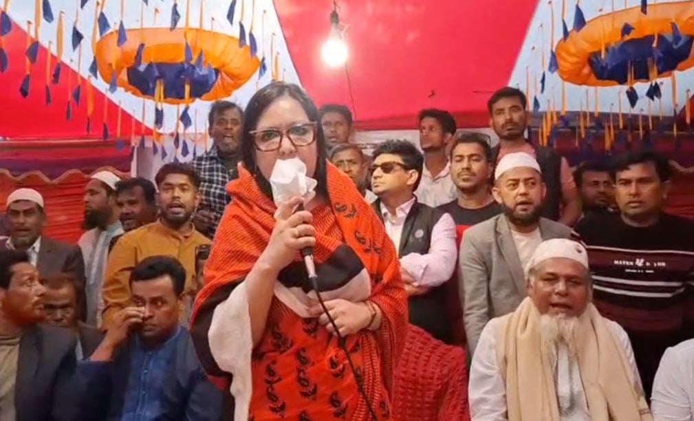 Independent candidate Rumin Farhana announces to guard polling stations from the day before the vote